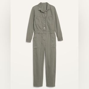 GAP Olive Green Utility Jumpsuit Size XS